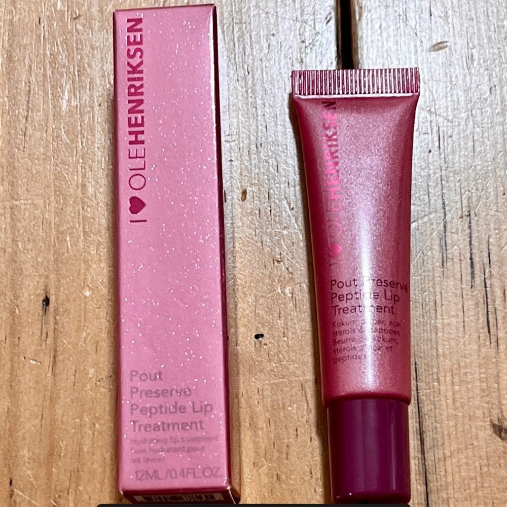 NIB - OLE HENRIKSEN Pout Preserve Peptide Lip Treatment - Ligonberry Jam